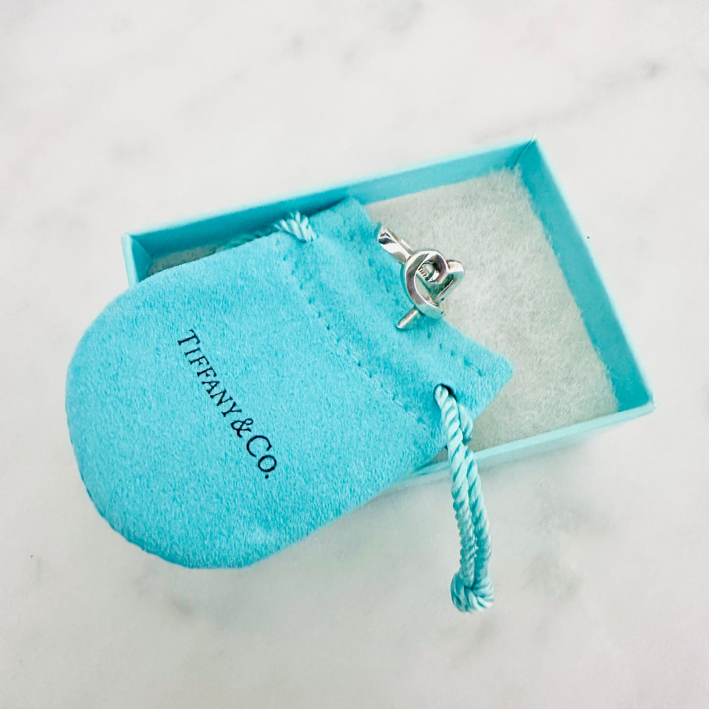 Tiffany & Co T&C Paloma Picasso Loving Heart 925 Sterling Silver Ring