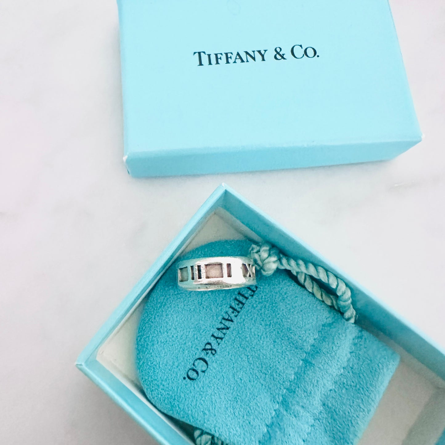 Tiffany & Co T&C Atlas 925 Sterling Silver Ring