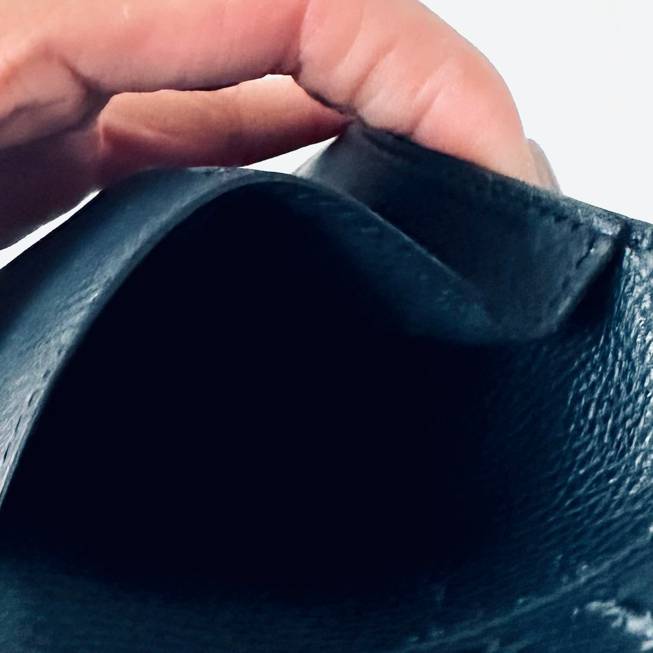 Hermes Navy Blue Epsom Leather MC2 Copernic Flap Bifold Compact Wallet