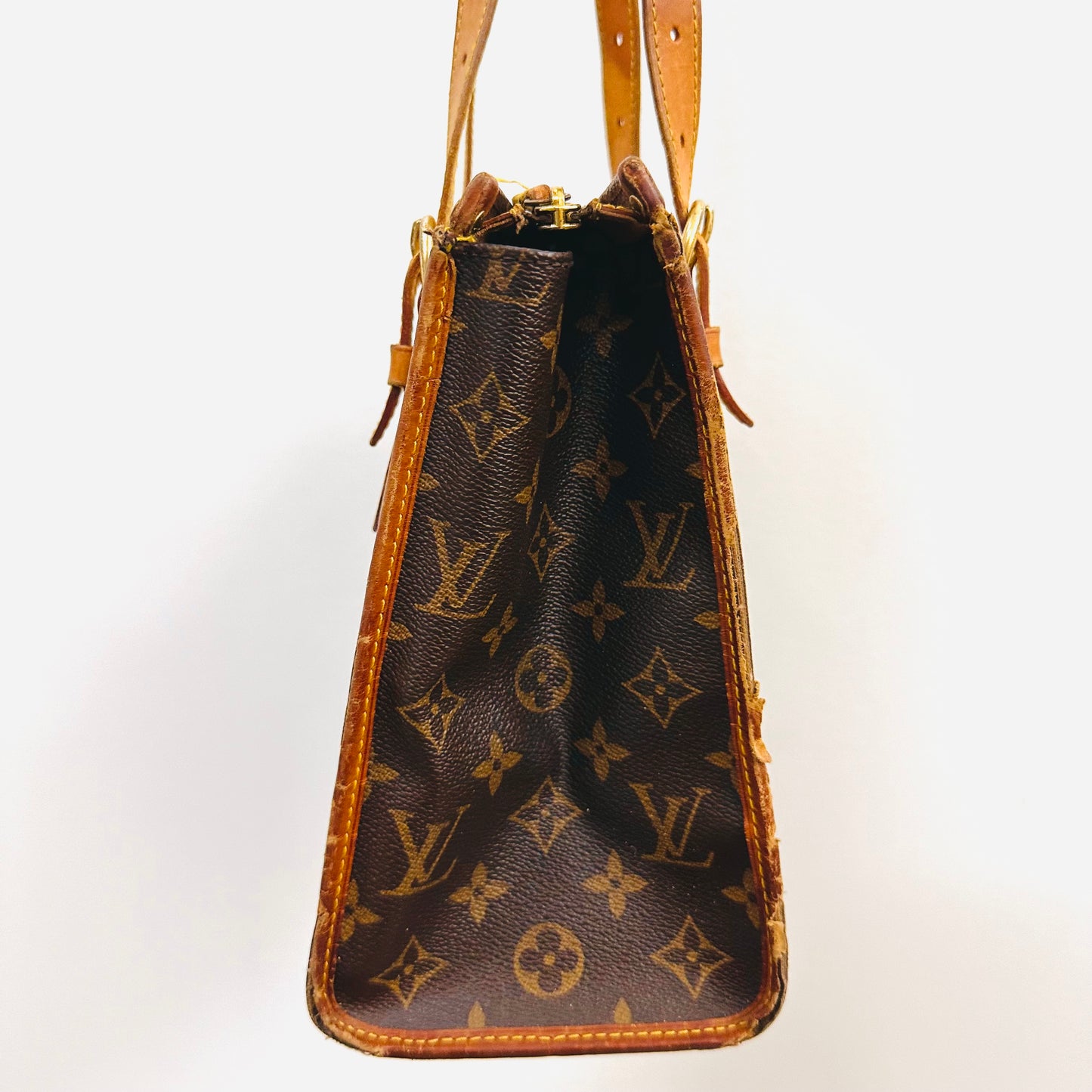 Louis Vuitton LV Popincourt Haut Monogram Logo GHW Shoulder Shopper Zip Tote Bag