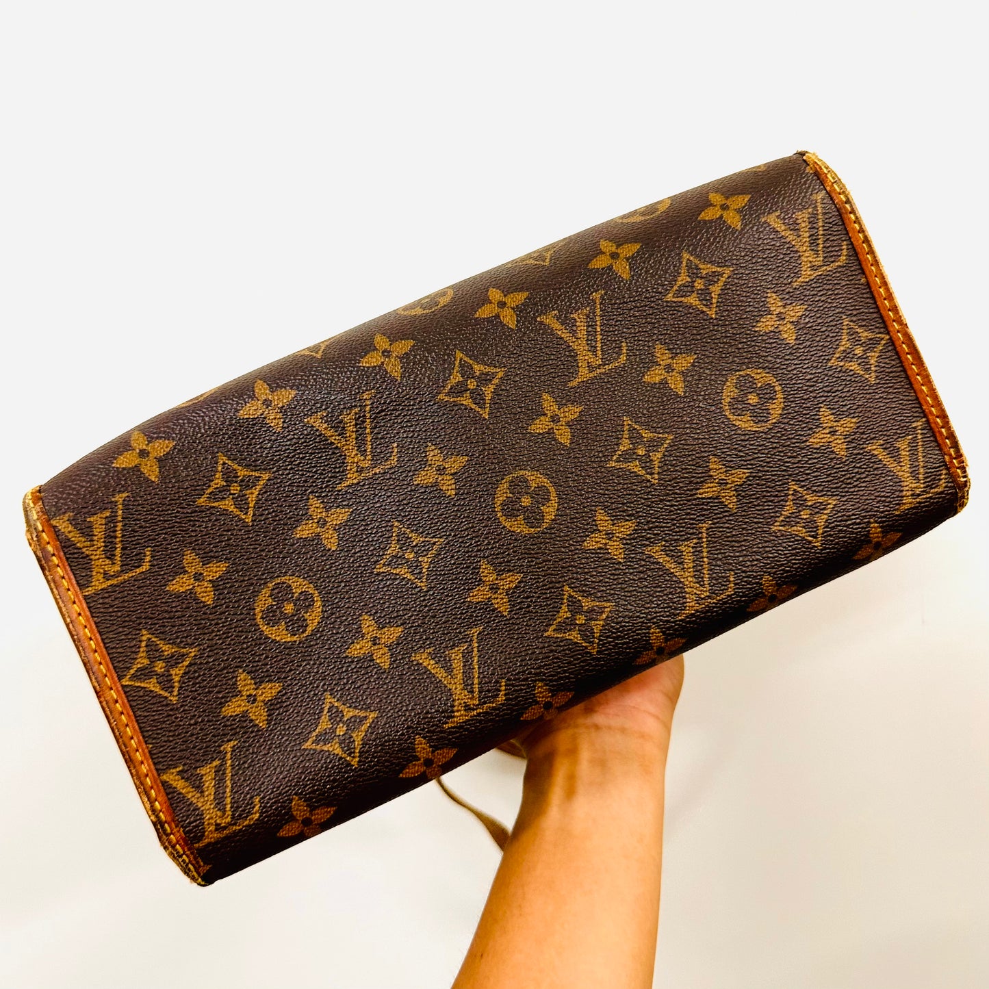 Louis Vuitton LV Popincourt Haut Monogram Logo GHW Shoulder Shopper Zip Tote Bag