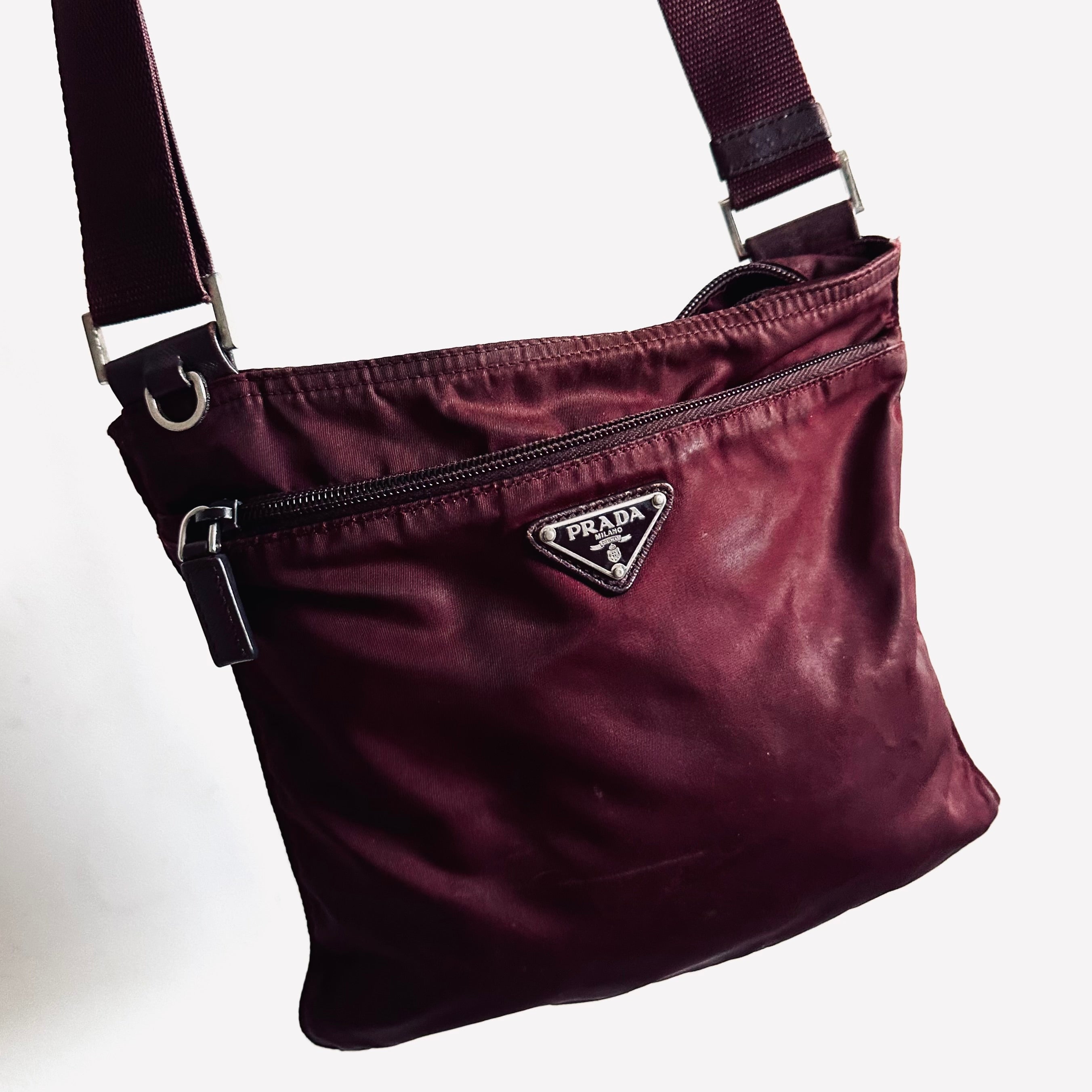 Maroon side bag online