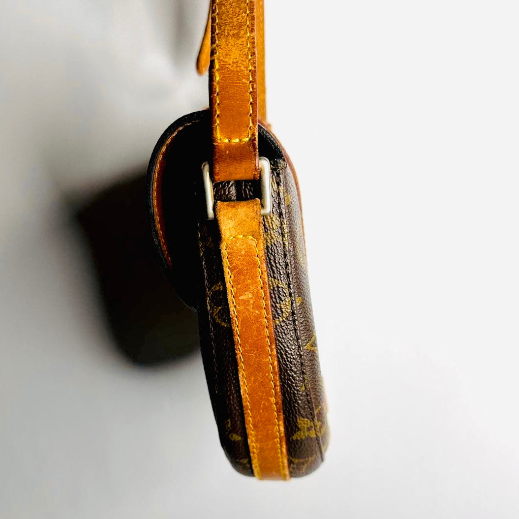 Louis Vuitton LV Monogram Logo Shanti Chantilly PM Shoulder Sling Vintage Flap Bag