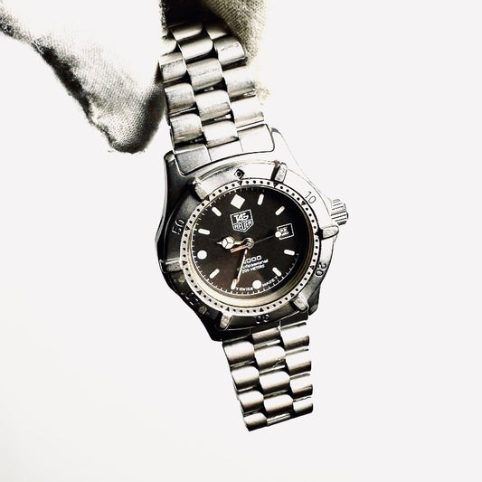 Tag Heuer Professional 962.015 Black Dial Stainless Steel Strap Quartz 31MM Watch