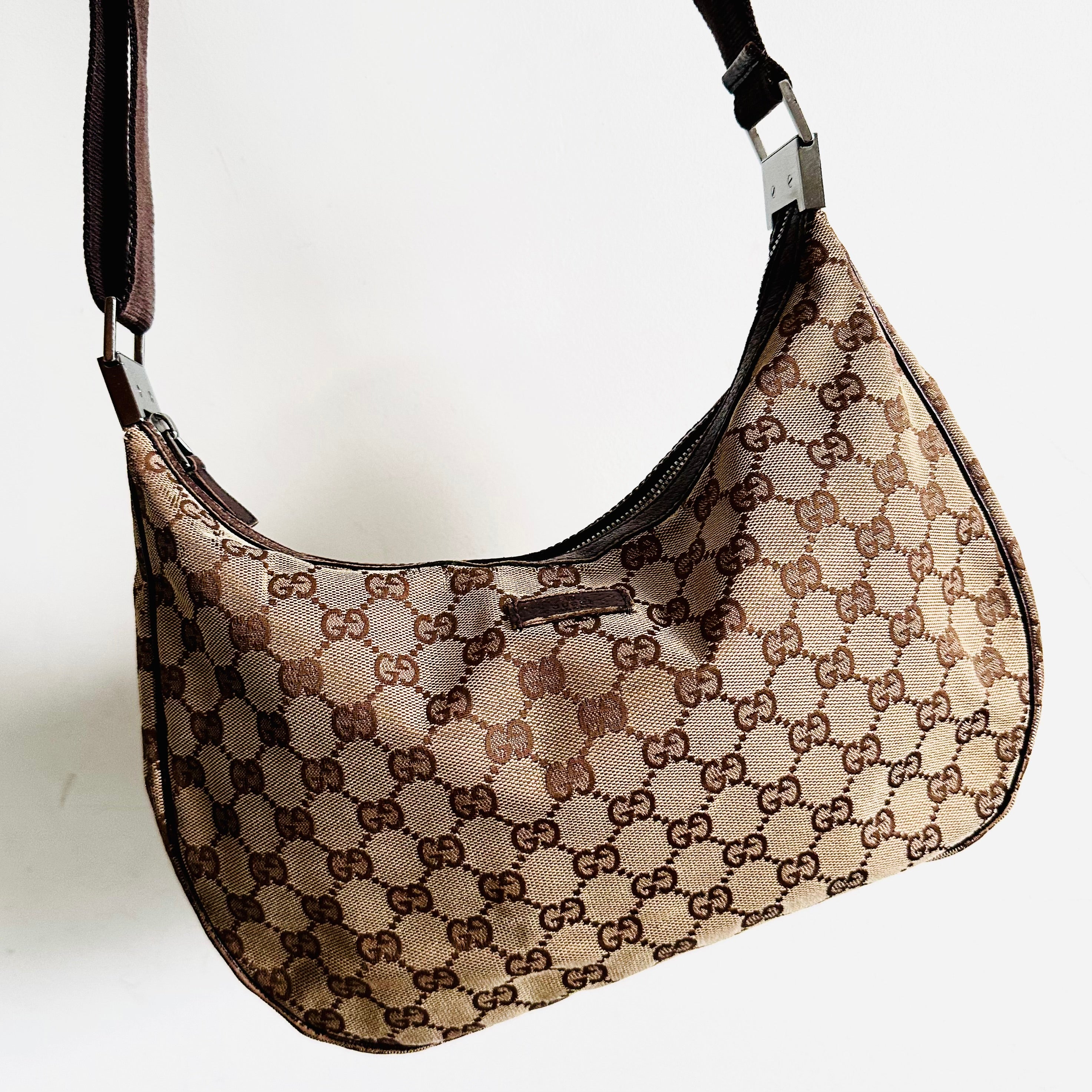 Gucci logo cheap hobo bag