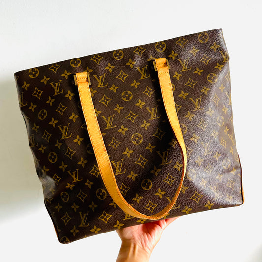 Louis Vuitton LV Luco Monogram Logo GHW Vintage Shoulder Shopper Tote Bag