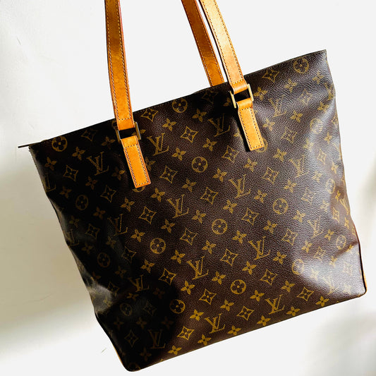 Louis Vuitton LV Luco Monogram Logo GHW Vintage Shoulder Shopper Tote Bag