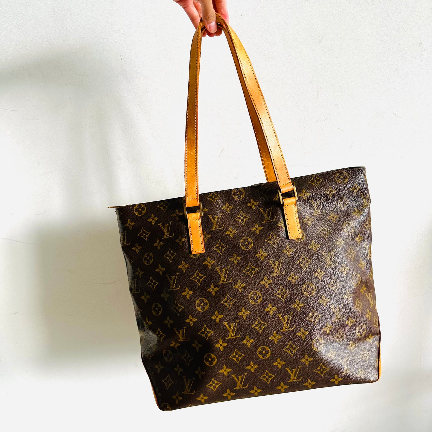 Louis Vuitton LV Luco Monogram Logo GHW Vintage Shoulder Shopper Tote Bag