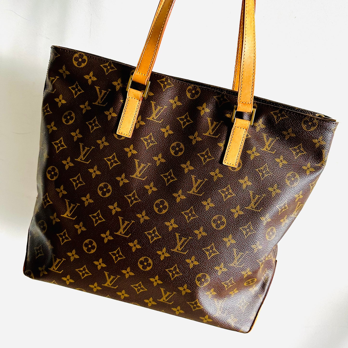 Louis Vuitton LV Luco Monogram Logo GHW Vintage Shoulder Shopper Tote Bag