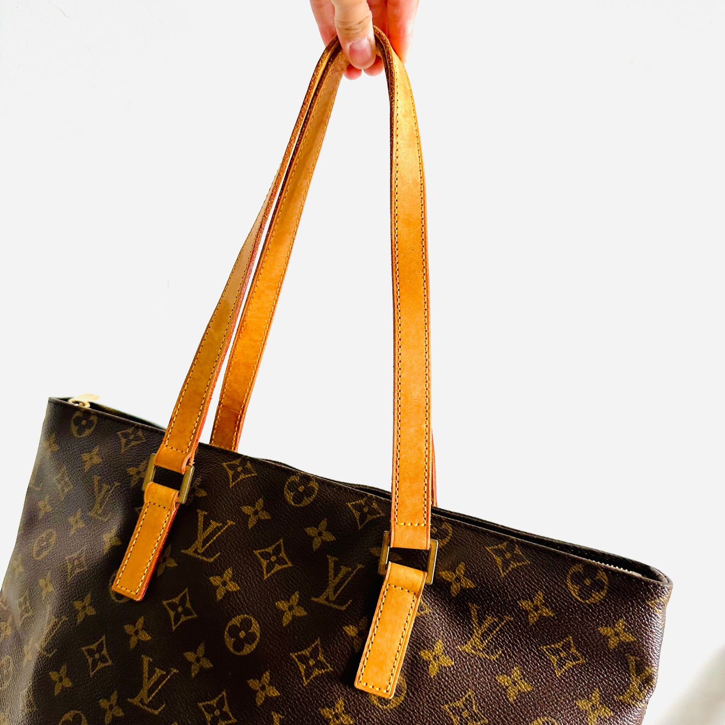 Louis Vuitton LV Luco Monogram Logo GHW Vintage Shoulder Shopper Tote Bag