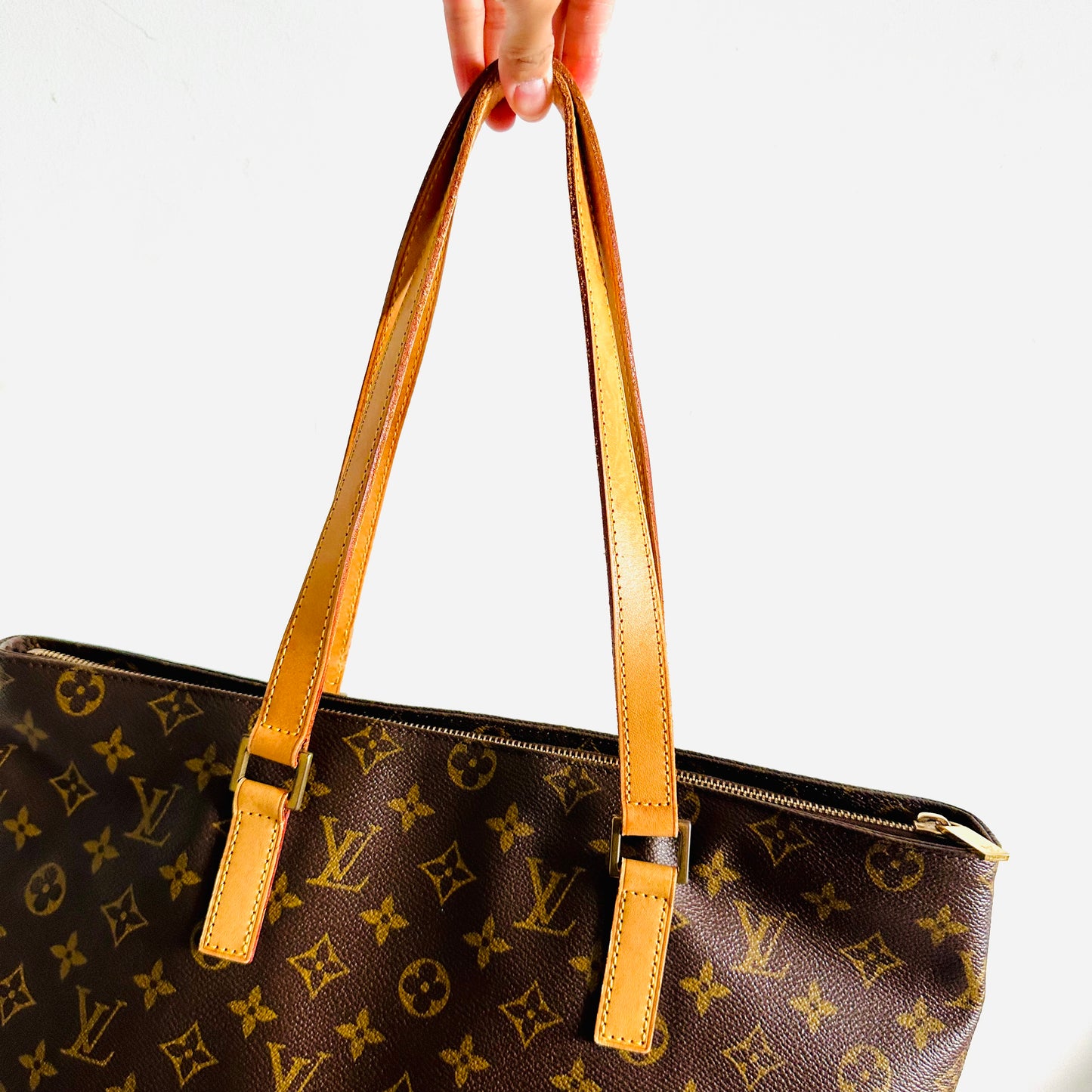 Louis Vuitton LV Luco Monogram Logo GHW Vintage Shoulder Shopper Tote Bag