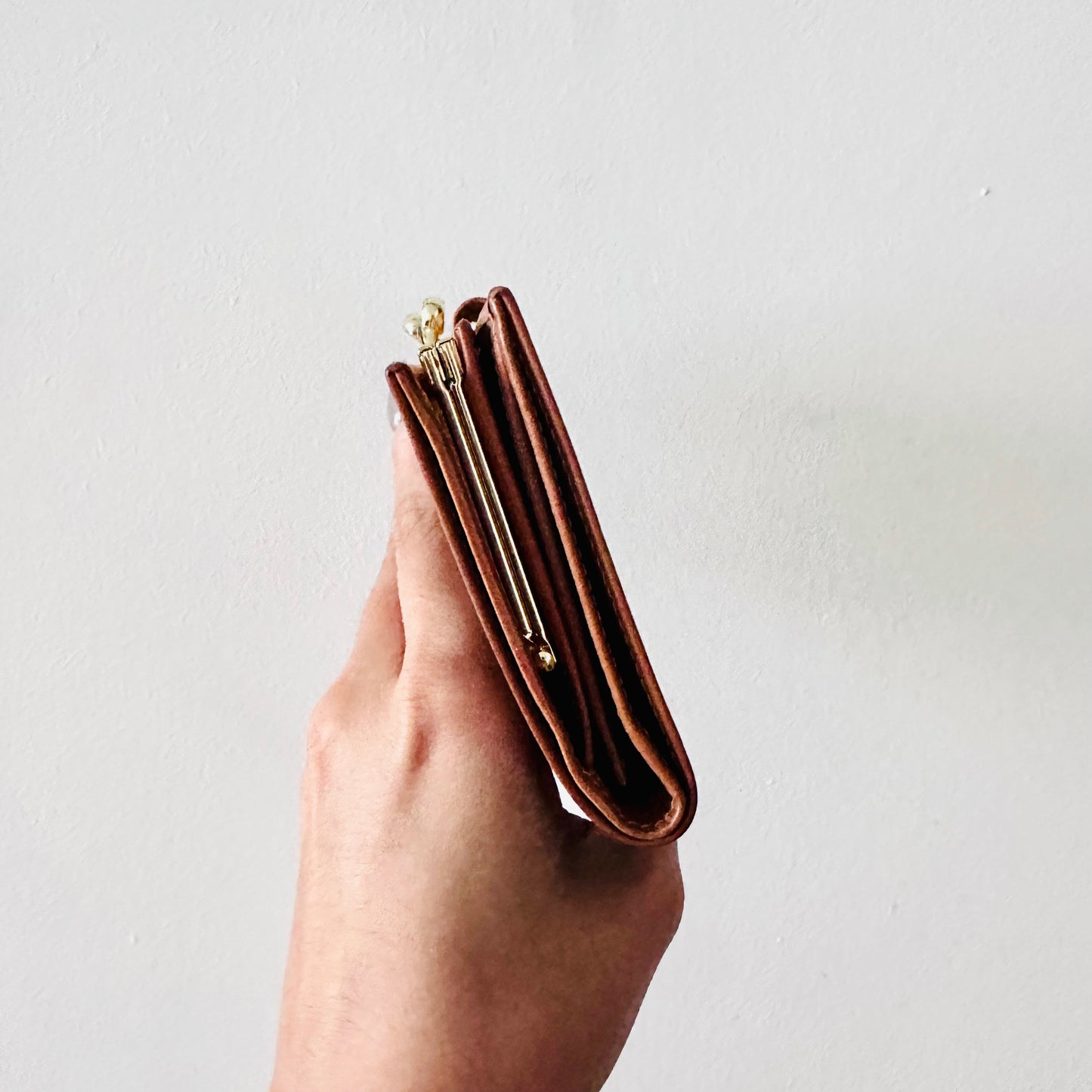 Celine Triomphe Macadam Monogram Logo GHW Flap Compact Bifold Wallet