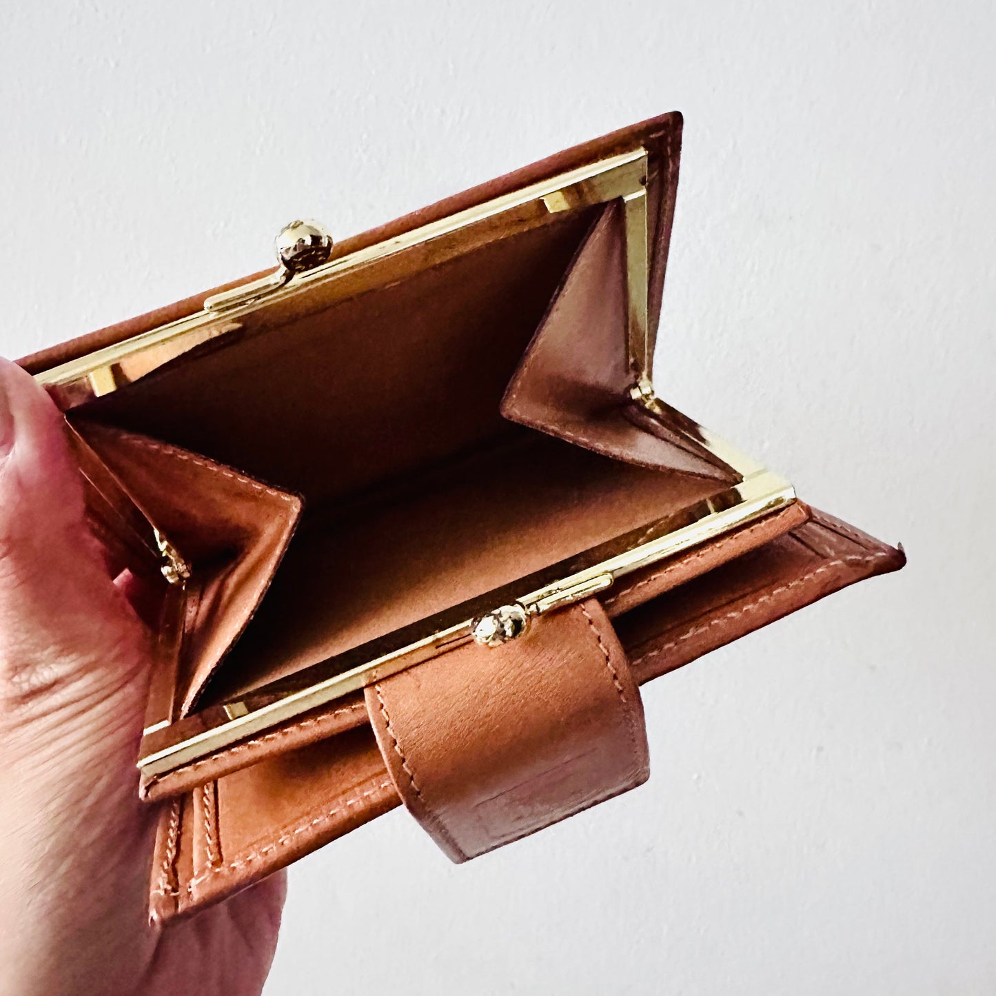 Celine Triomphe Macadam Monogram Logo GHW Flap Compact Bifold Wallet