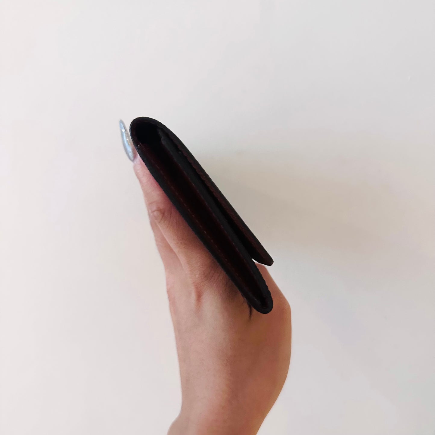 Louis Vuitton LV Monogram Logo GHW Porte Yen Flap Long Wallet