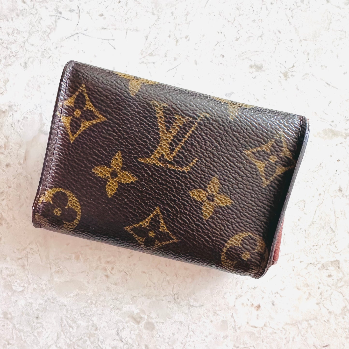 Louis Vuitton LV Monogram Logo GHW Compact Flap Wallet