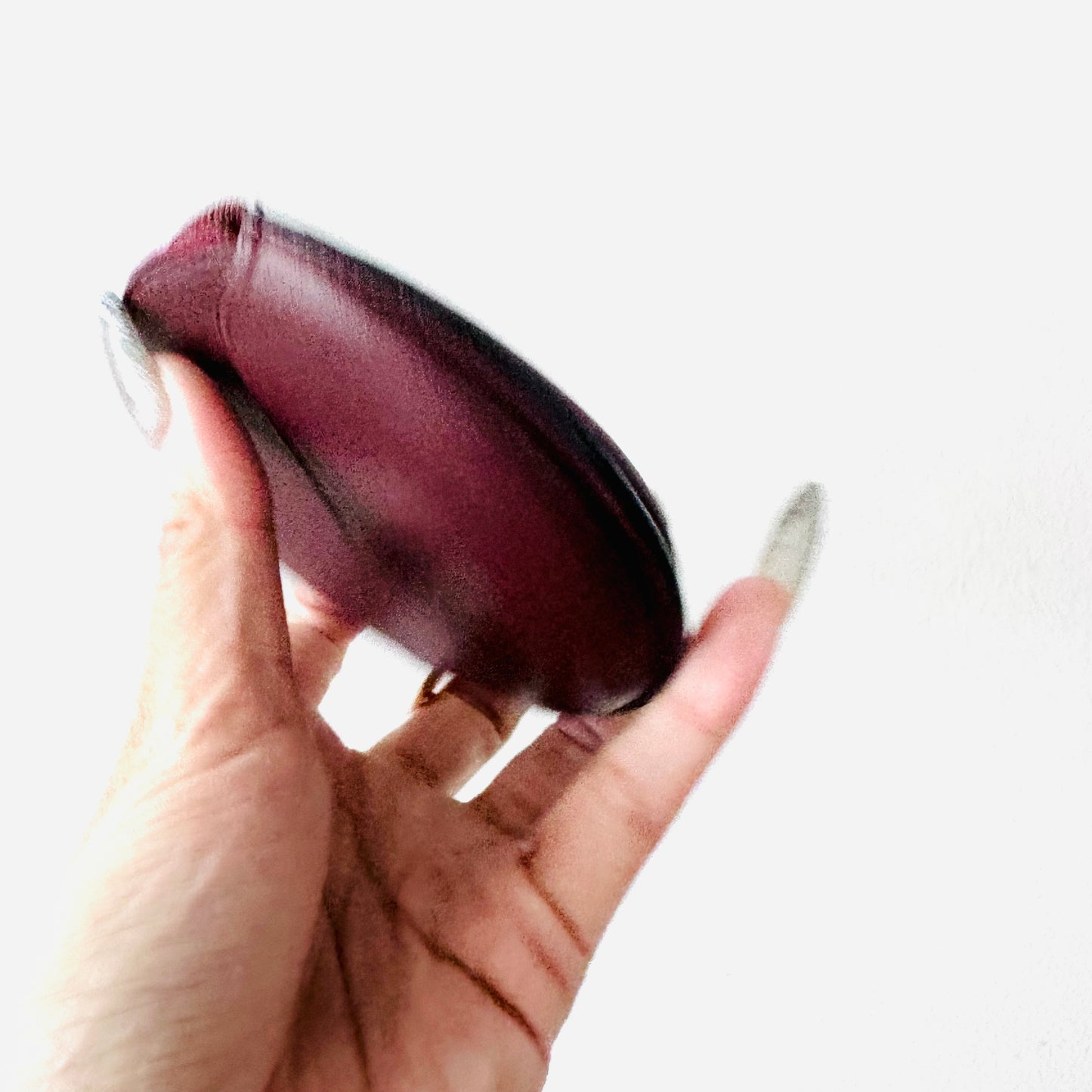 Cartier Must / Mast de Cartier Maroon Burgundy GHW Smooth Leather Round Coin Purse