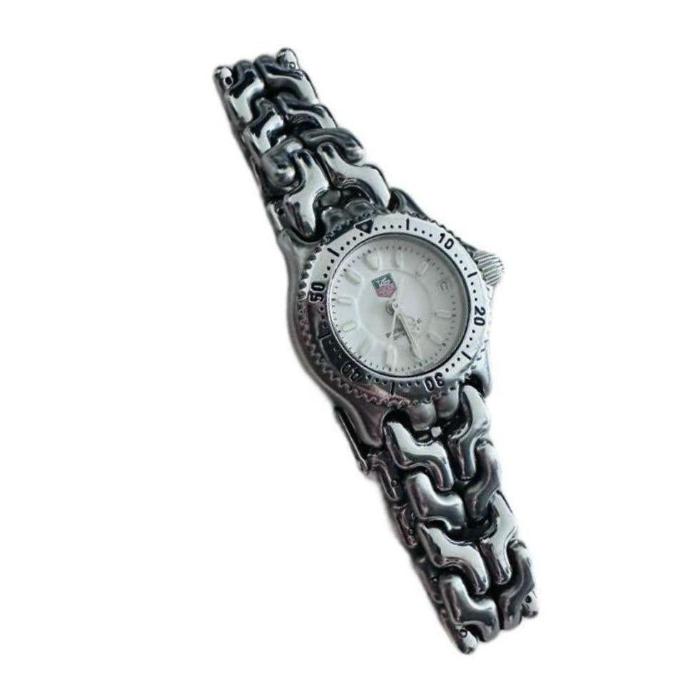 (Up To 15cm Wrist) Tag Heuer White Dial Stainless Steel 24mm Quartz Watch