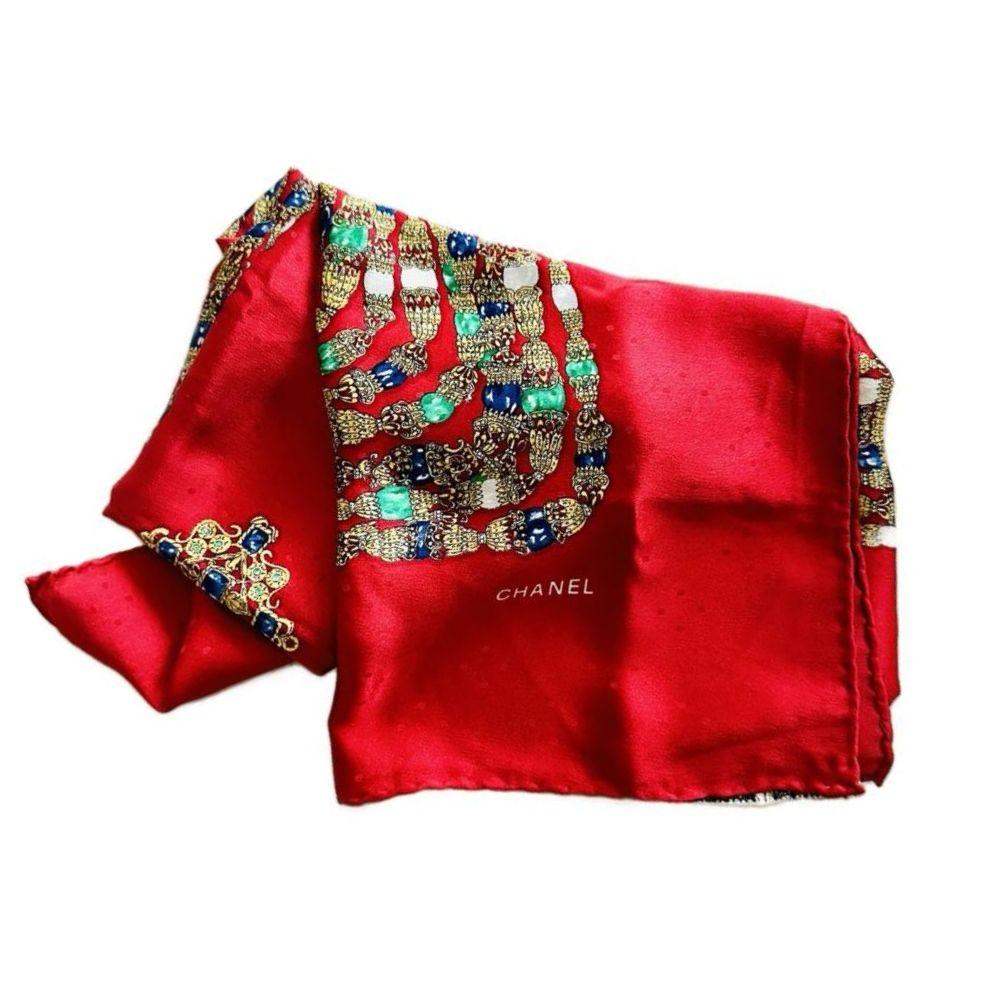 Chanel CC Logo Multicolour 86cm Scarf