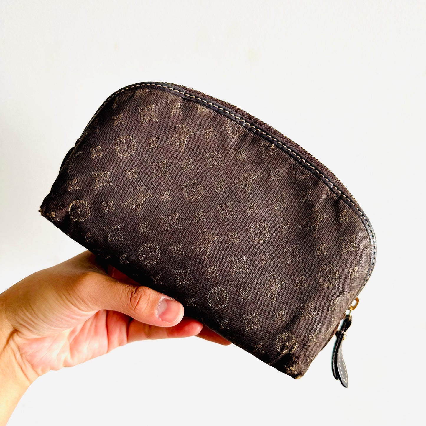 Louis Vuitton LV Idylle Monogram Logo Toiletry Cosmetic Pouch Clutch Case