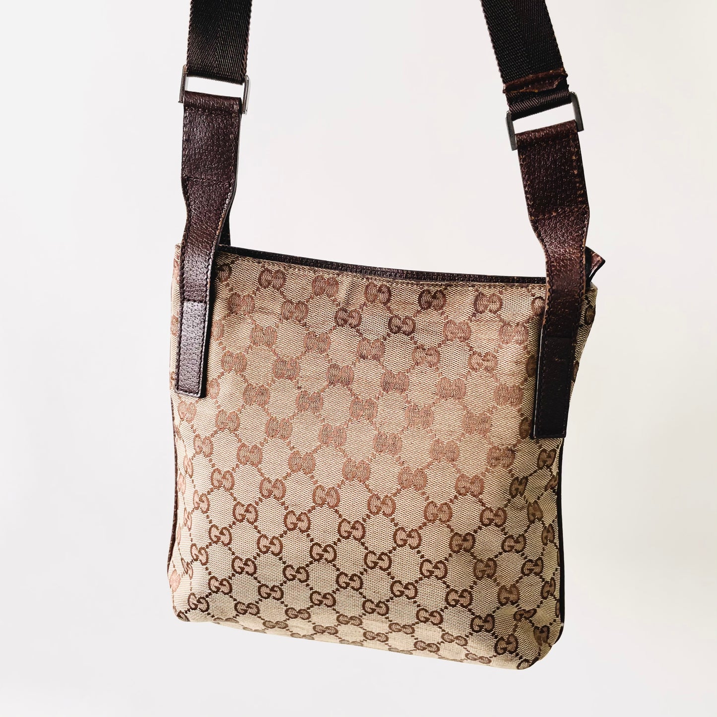 Gucci GG Guccissima Monogram Messenger Shoulder Sling Bag